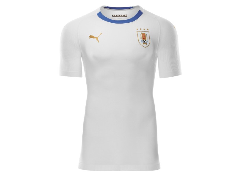 Camisa Torcedor Uruguai II 2018/19 sem Número Puma