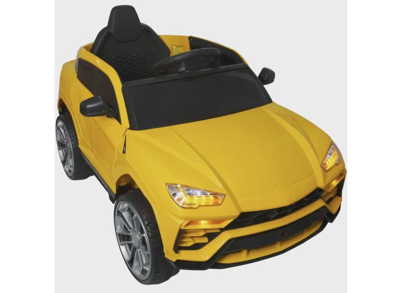 Mini Carro Lamborghini Urus Elétrico Infantil 12V Controle Remoto Luz Som Usb Mp3 Importway