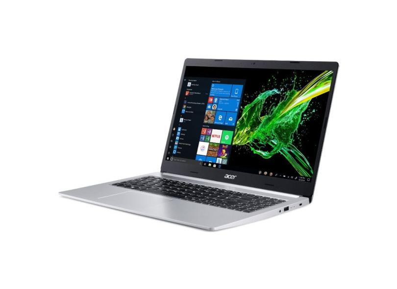 Notebook Acer Aspire 5 Intel Core i5 10210U 10ª Geração 8.0 GB de RAM 1024 GB Híbrido 128.0 GB 15.6 " Windows 10 A515-54-542R