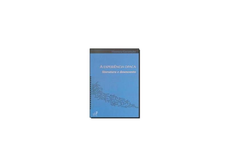 A Experiência Opaca. Literatura E Desencanto - Capa Comum - 9788575112557