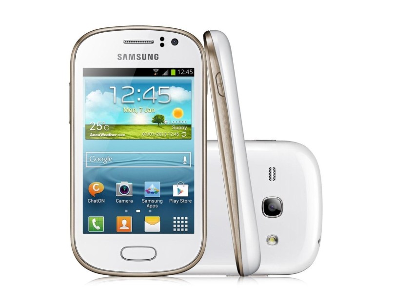 Smartphone Samsung Galaxy Fame GT-S6810 Câmera 5,0 MP 4GB Android 4.1 (Jelly Bean) 3G Wi-Fi