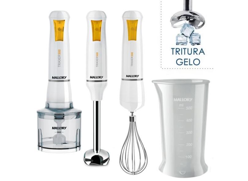 Mixer 3 em 1 Mallory Trikxer 500 Inox