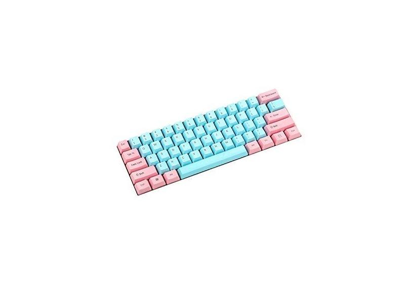 NPKC 61 87 104 Teclas Miami, PBT grosso, perfil das teclas do fabricante original, para MX Switches GH60, teclado mecânico para jogos (apenas tecla)