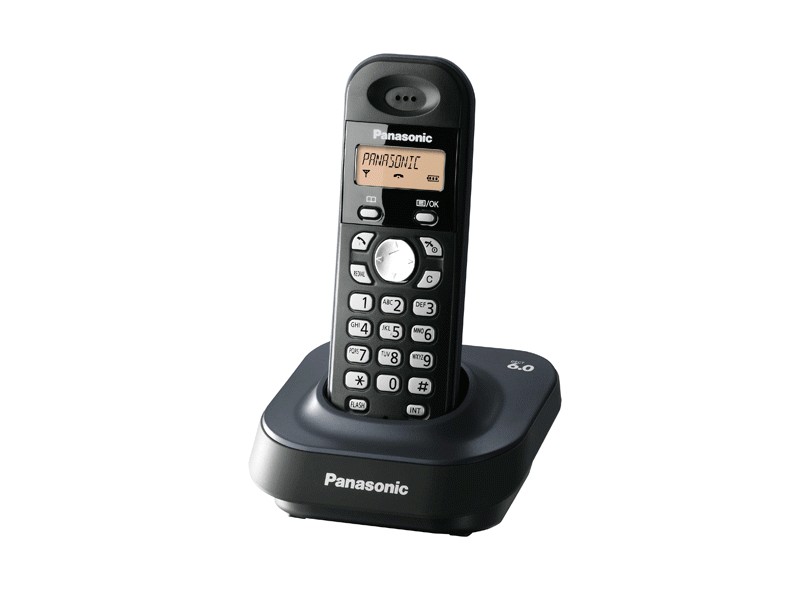 Telefone sem fio KX-TG1381LBH  Panasonic com Identificador de Chamadas