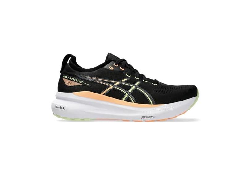 ASICS Tênis de corrida masculino Gel-Kayano 31, Preto/Cool Matcha, 41