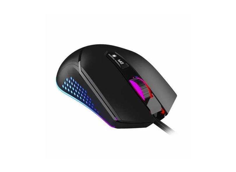 Mouse Sate A-GM09 c/Macro 7 Botoes Gaming RGB - Satellite