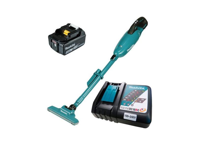 Aspirador Pó 18v Dcl284fz Makita Bateria 5ah Carreg Dc18rc DCL284FZ