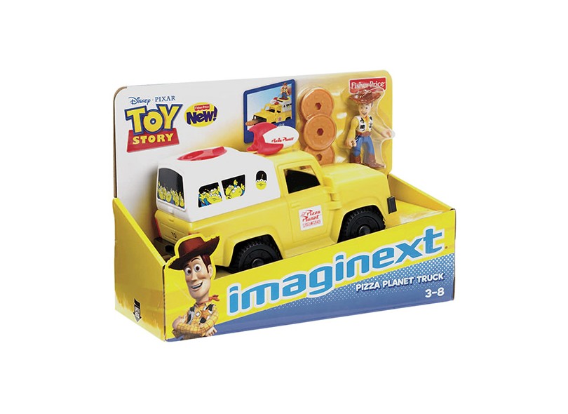 Boneco Imaginext Toy Story Carro Pizza Planet - Mattel
