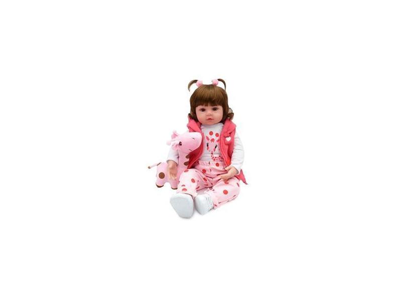 Boneca Bebe Reborn Laura Baby Mini Valentina - Shiny Toys