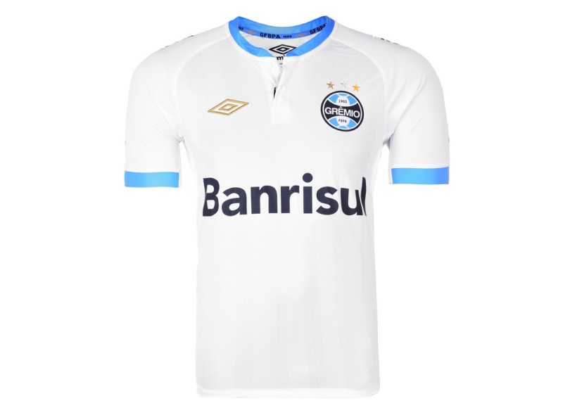 Camisa Torcedor Grêmio II 2015 com Número Umbro