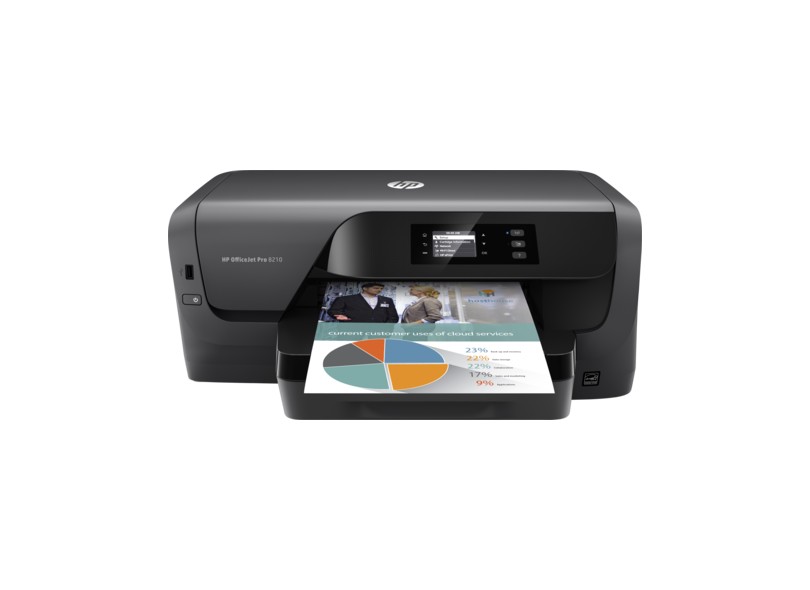 Impressora HP Officejet Pro 8210 Jato de Tinta Colorida Sem Fio