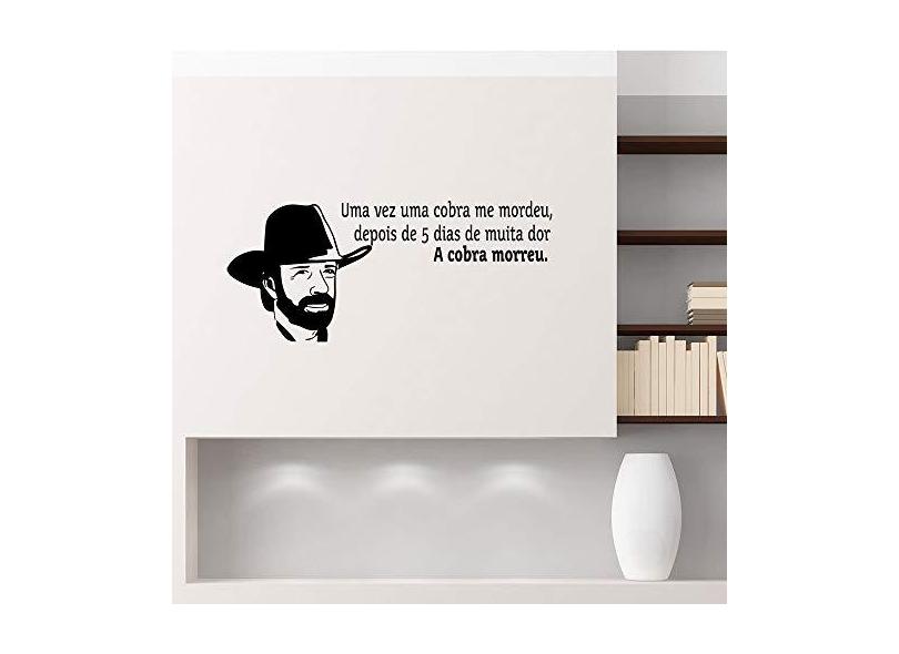 Adesivo de Parede Chuck Norris Frase em Promoção é no Buscapé