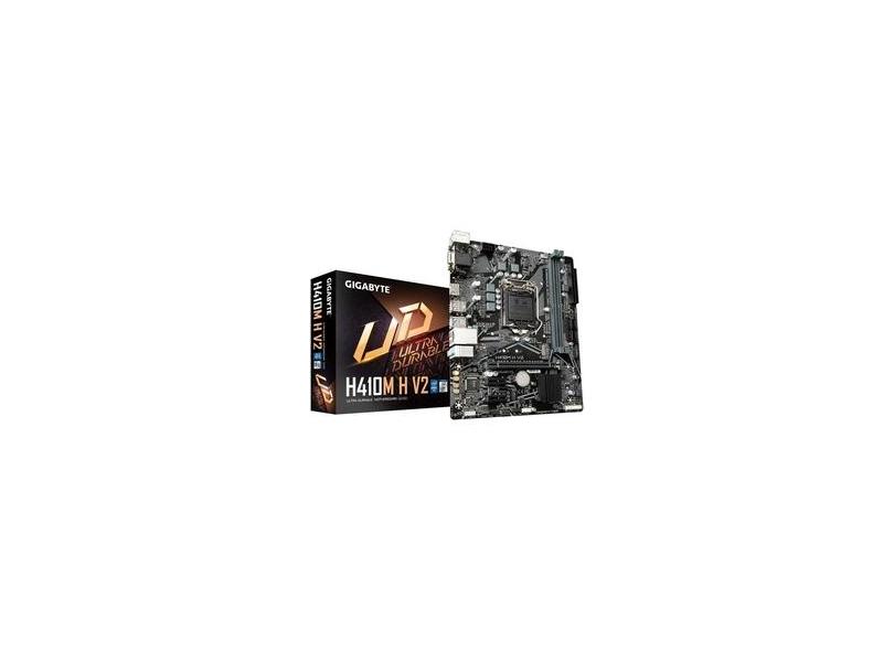 Placa Mãe H410m H V2 Intel Lga 1200 P 10° Geração Ddr4 Micro Atx Gigabyte Em Promoção é No Buscapé