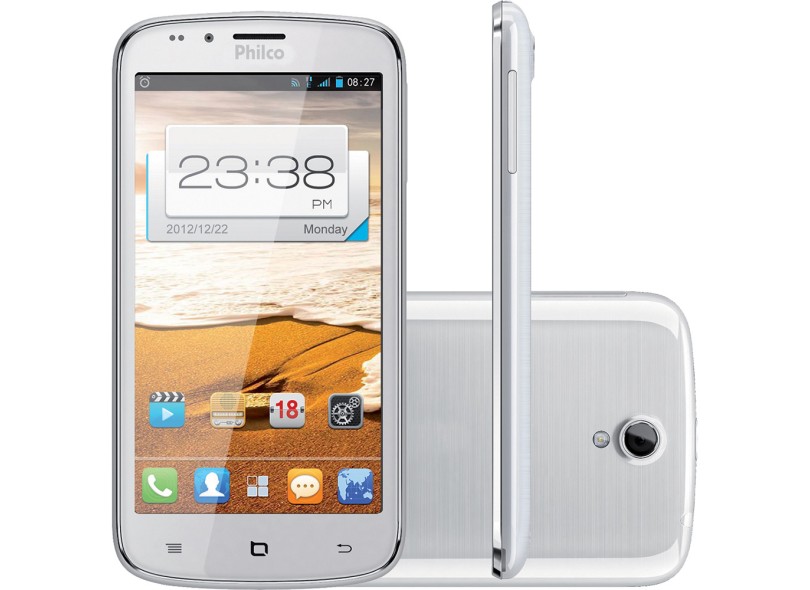 Smartphone Philco 530 Câmera 8,0 MP 2 Chips 4GB Android 4.0 (Ice Cream Sandwich) Wi-Fi 3G