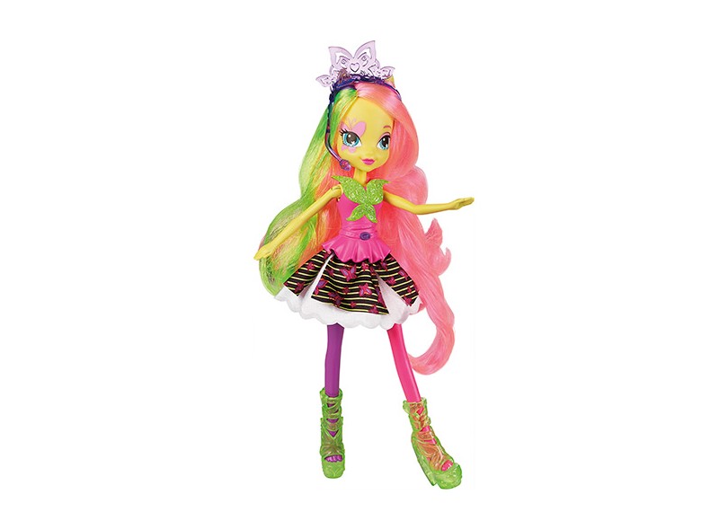 Boneca My Little Pony Equestria Girls Rainbow Rocks Fluttershy Hasbro
