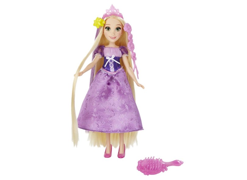 Boneca Princesas Disney Lindos Penteados Rapunzel Hasbro