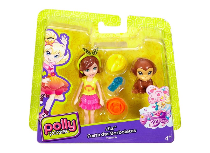Boneca Polly Lila Festa das Borboletas Mattel