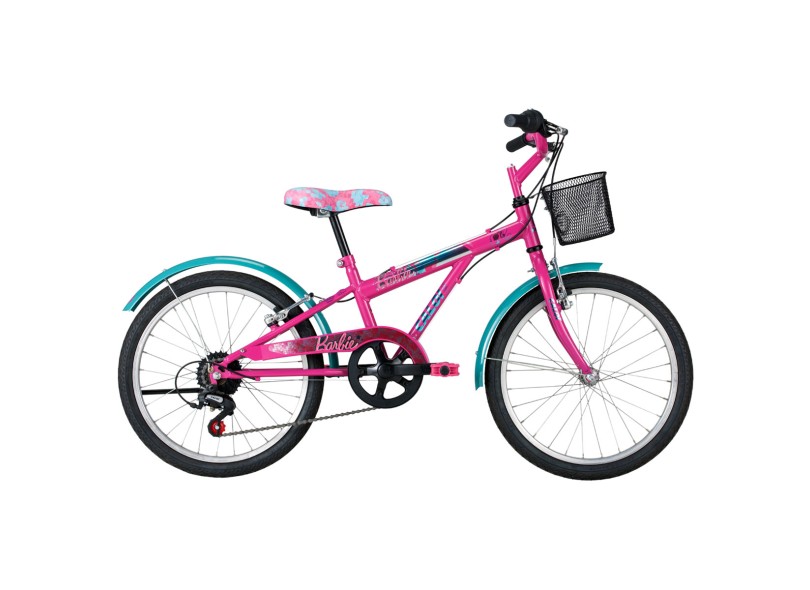 Bicicleta Caloi Barbie Infantil - Aro 16 - Pink