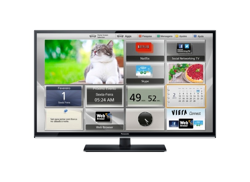 TV LED 39" Smart TV Panasonic Viera Full HD 3 HDMI TC-L39EL6B