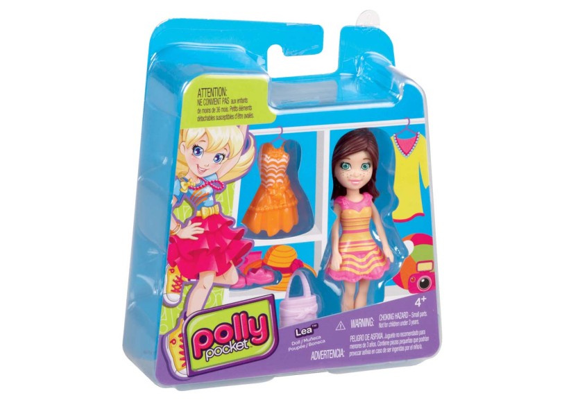 Boneca Polly Lila Vestido Mattel