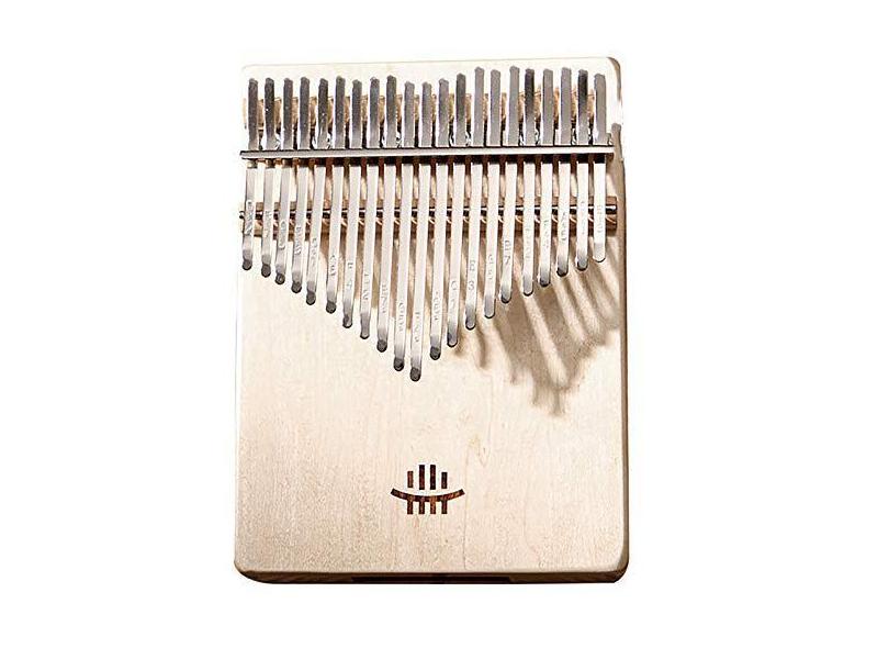 Piano de dedo de polegar de madeira maciça Kalimba com 21 teclas, Sanza Mbira com instrumentos musicais de madeira para guitarra, instrumento de piano de dedo para amantes de música, iniciantes, (18