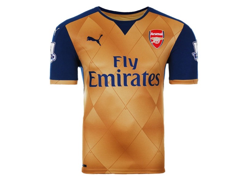 Camisa Torcedor Arsenal II 2015/16 com Número Puma