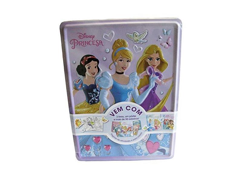 Disney Latinha Feliz. Princesa - Caixa (+ 3 Livros + Pôster + 50 Adesivos) - Vários Autores - 9788539419715