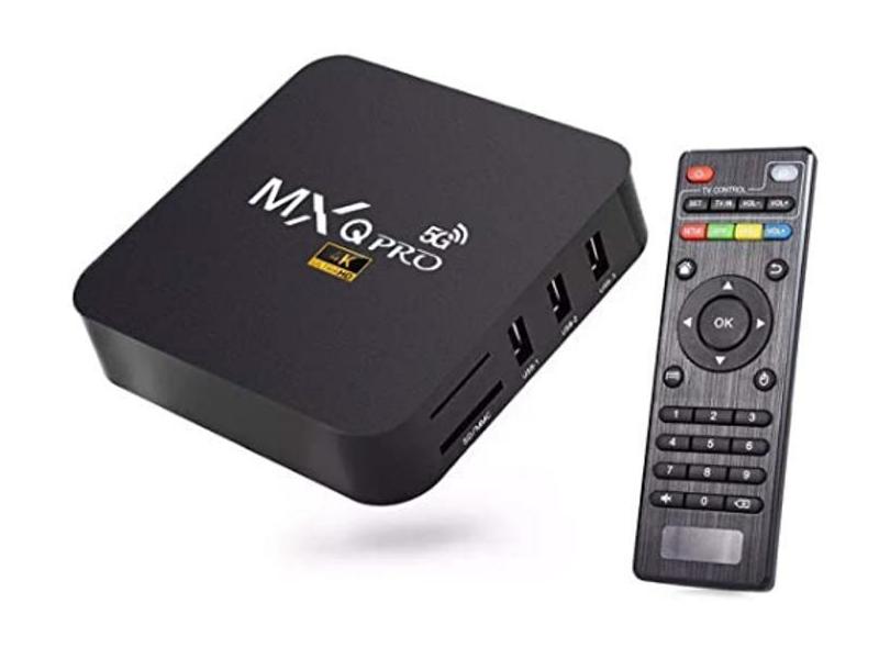 Smart TV Box MXQ Pro 128GB 4K Android TV HDMI USB