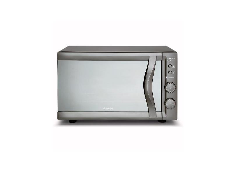 Forno Elétrico Mueller 44 l Inox Novo Sonetto Inox