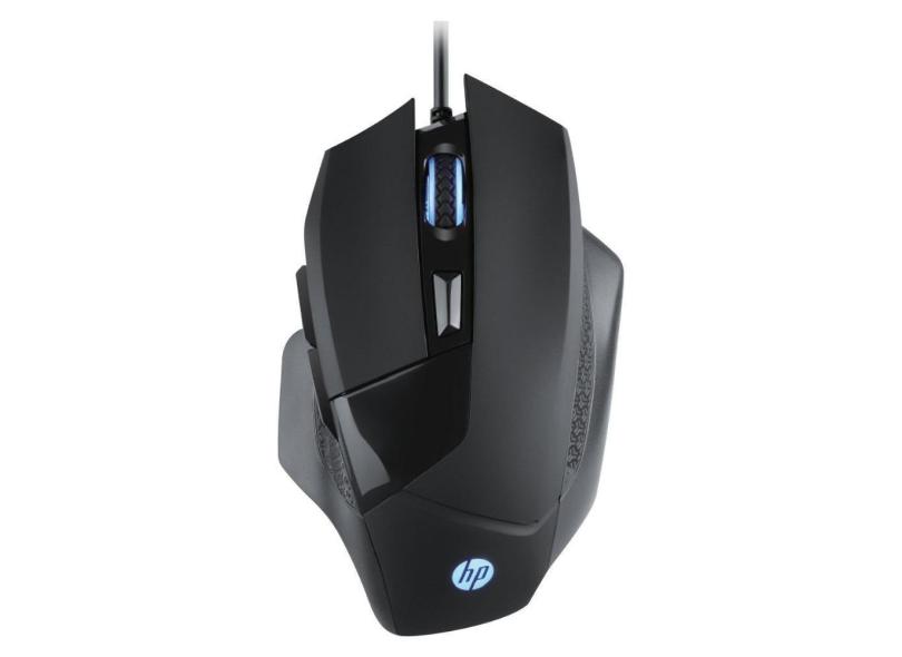 Mouse Gamer Hp G200 Black Sensor Avago A3050 1000/4000 Dpi
