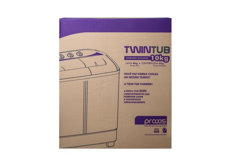 Lavadora Automática Praxis 4,1 kg Twin Tub