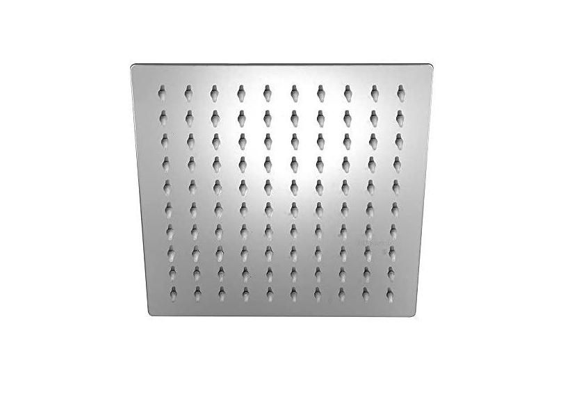 Chuveiro Ducha Slim Quadrado Metal Fria Art. Sem Braço 20x20