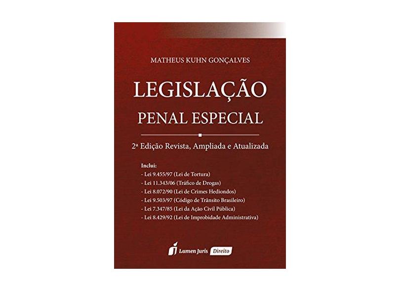 Legislação Penal Especial - 2ª Ed. 2017 - Gonçalves,matheus Kuhn - 9788551902288