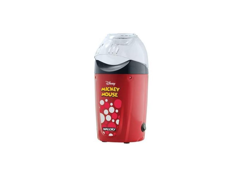 Pipoqueira Mallory Cozinha Mickey Mouse  - Vermelha