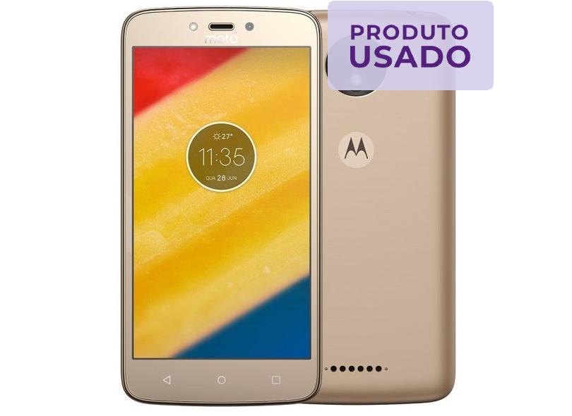 Smartphone Motorola Moto C C Plus Usado 16GB 8.0 MP 2 Chips Android 7.0 (Nougat)