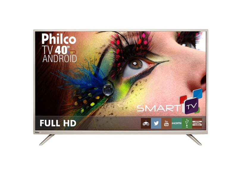 Smart TV TV LED 40" Philco Full HD PH40F10DSGWAC 2 HDMI