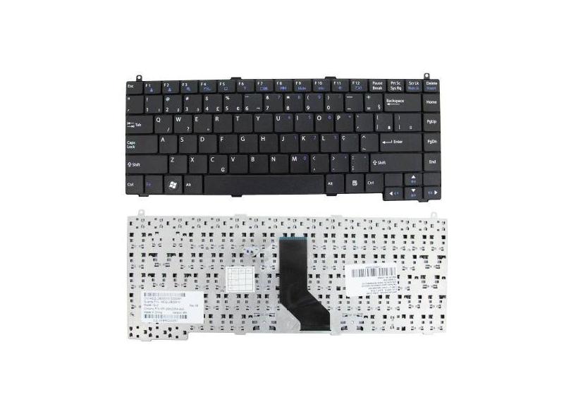 Teclado para Notebook bringIT compatível com LG Part Number MP-04656PA