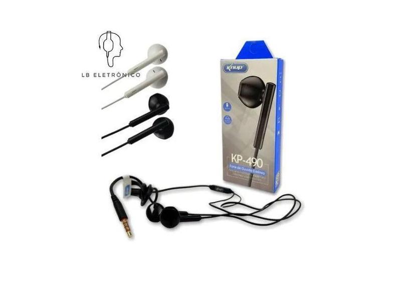 Fone De Ouvido Estéreo Intra Auricular Com Microfone P2 - Lehmox