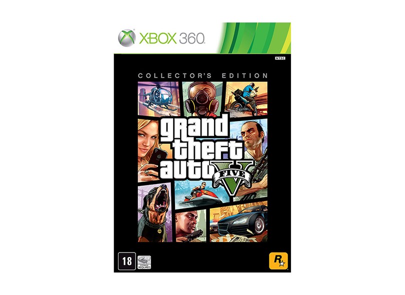 Jogo Grand Theft Auto V: Collector's Edition Xbox 360 Rockstar