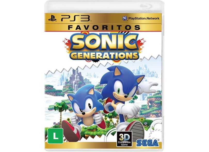 Jogo Sonic Generations Sega Nintendo 3DS com o Melhor Preço é no Zoom