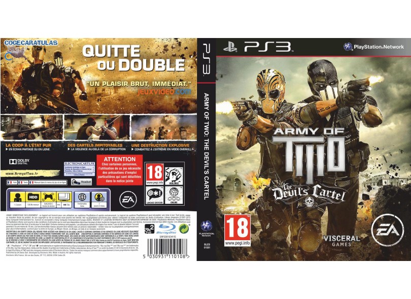 Jogo Army of Two: The Devil's Cartel PlayStation 3 EA