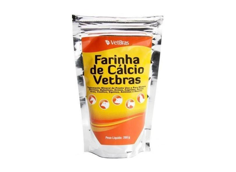 Farinha De Cálcio Vetbras Suplemento Mineral Para Animais