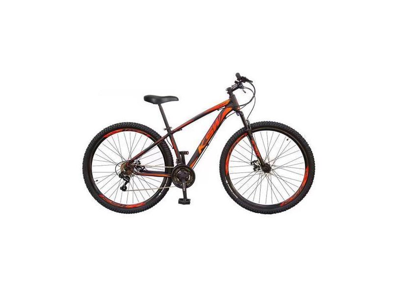 Bicicleta Aro 29 Ksw 27 Marchas Shimano, Freio Hidraulico/k7, Preto, L
