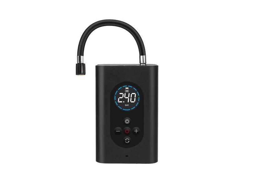 Calibrador Portátil Preto para Encher Pneus de Carro - King