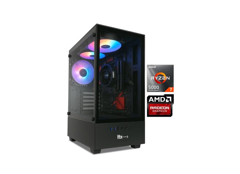 PC ITX Gamer P6572 AMD Ryzen 7 5700G 16 GB 480 HDMI USB 3.2
