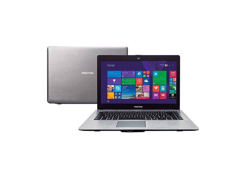 Notebook Positivo Stilo Intel Celeron Dual Core 2 GB de RAM 14 " Windows 8.1 XR3008