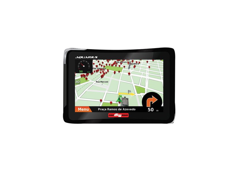 GPS Automotivo Aquarius MTC4310 4.3" Touchscreen