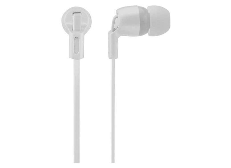 Fone de Ouvido Intra Auricular Multilaser Neon Series Branco - Ph137