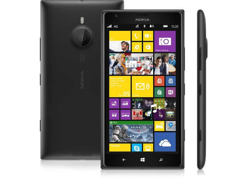 Smartphone Nokia Lumia 1520 Câmera 20,0 MP 32GB Windows Phone 8 Wi-Fi 4G 3G