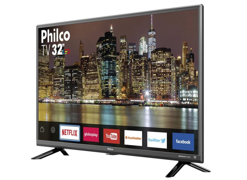 Smart TV TV LED 32" Philco Netflix PTV32G50SN 2 HDMI